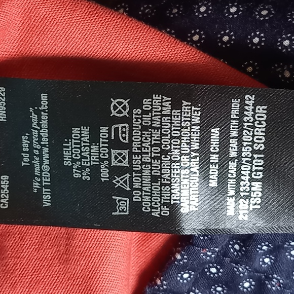 Mens Size W38 L30 Chinos Burnt Orange Immaculate - Picture 9 of 9